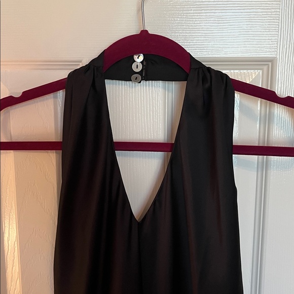 Show Me Your Mumu Halter Backless Long Satin Dress - Picture 2 of 9